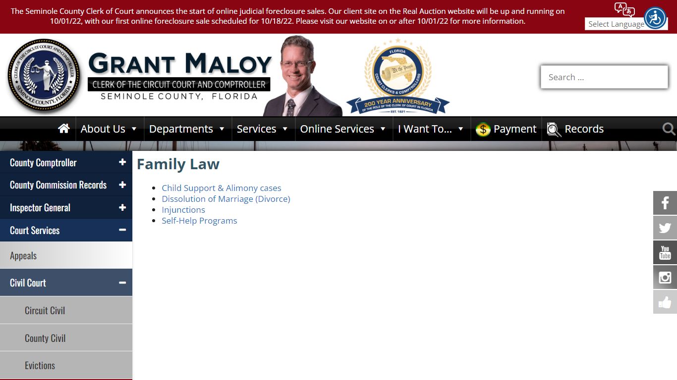 Family Law - Seminole County Clerk of the Circuit Court & Comptroller